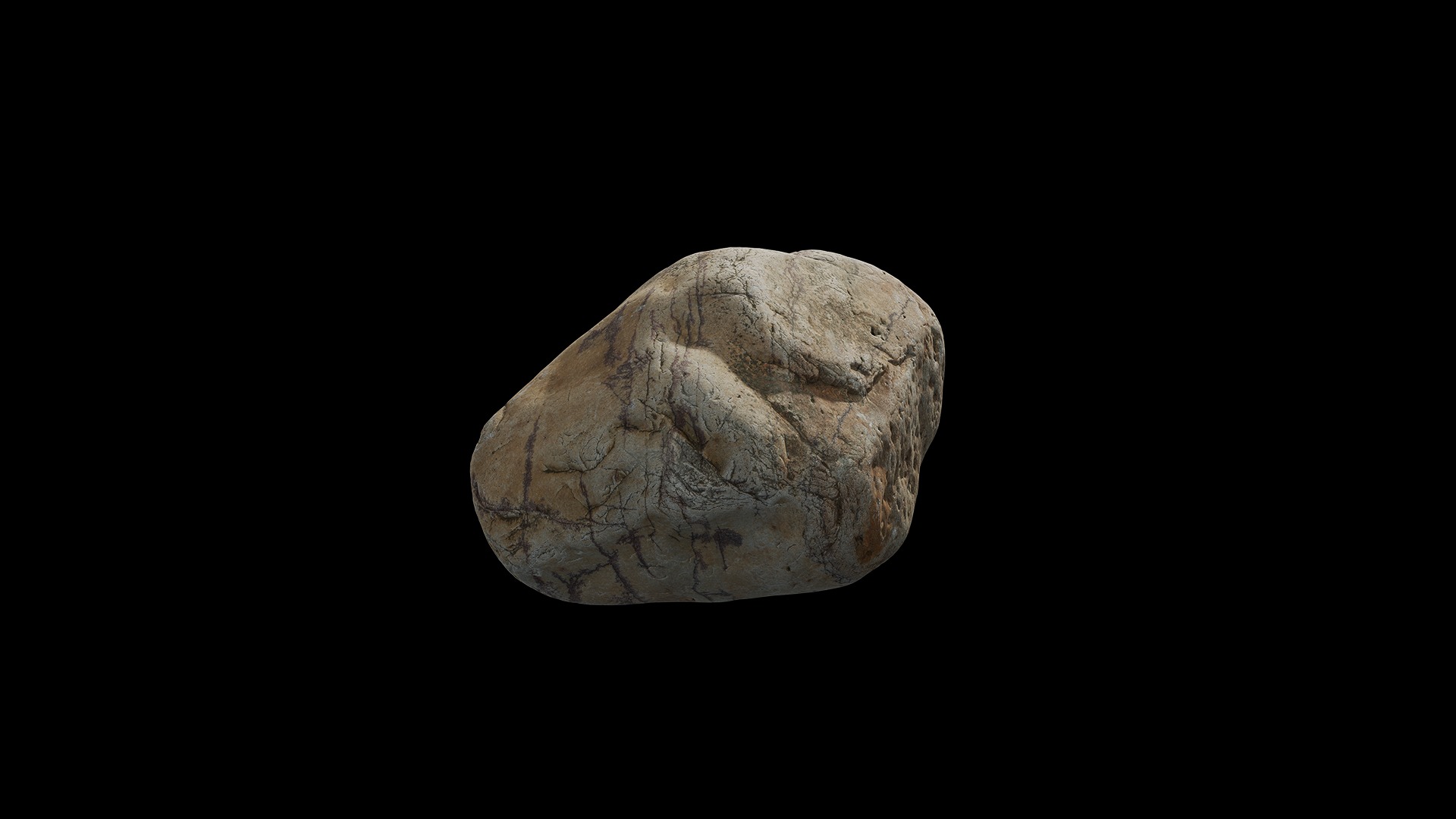 Anydrafts Riverway Stone 04 Low-poly 3D model_3
