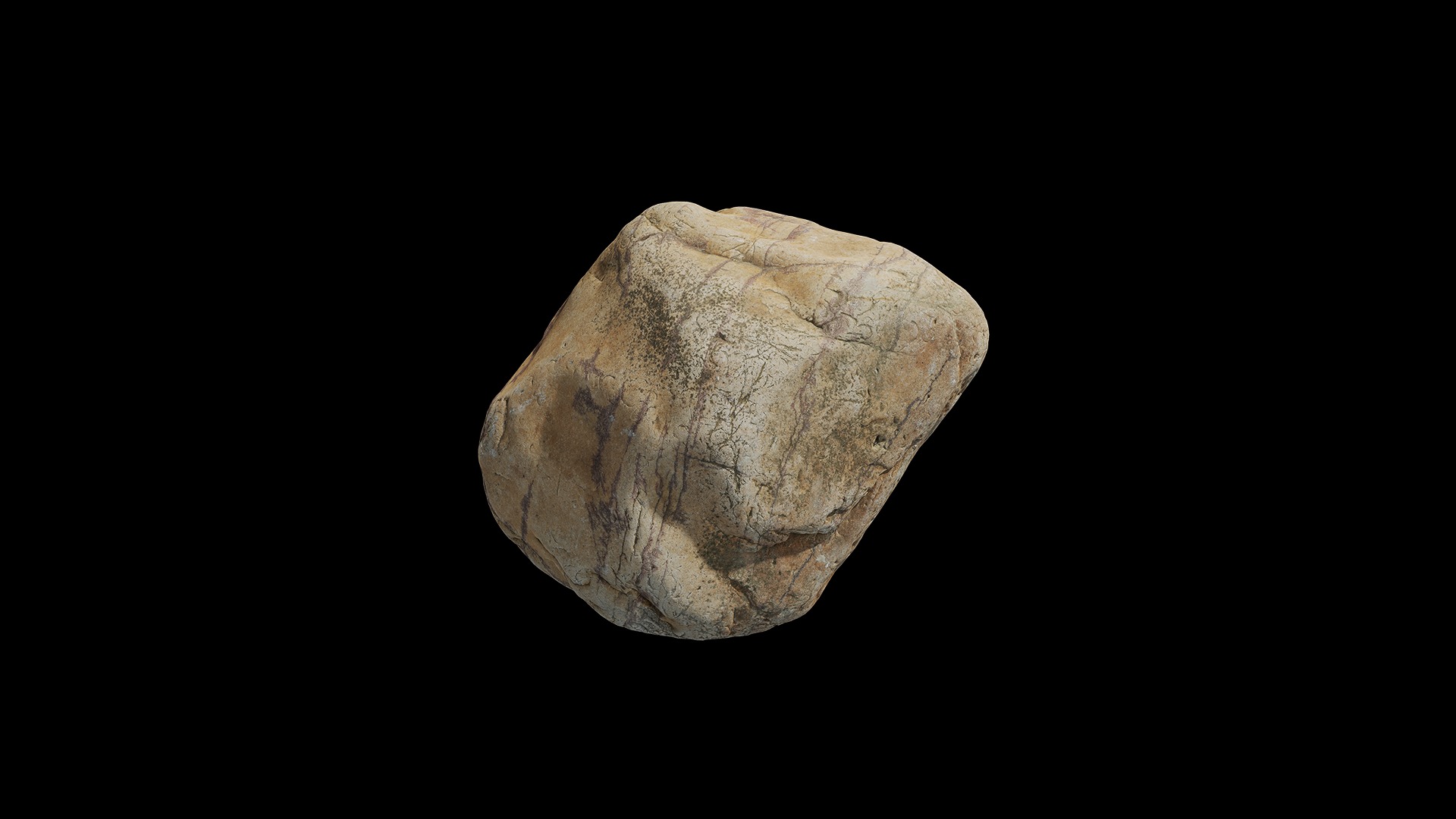 Anydrafts Riverway Stone 04 Low-poly 3D model_6