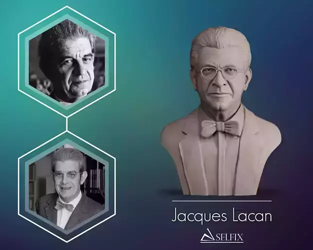 Jacques Lacan Bust 3D print model
