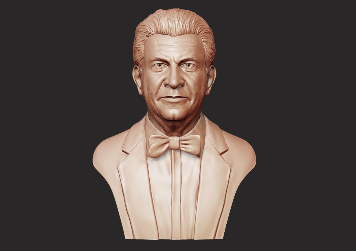 Jacques Lacan Bust 3D print model_20