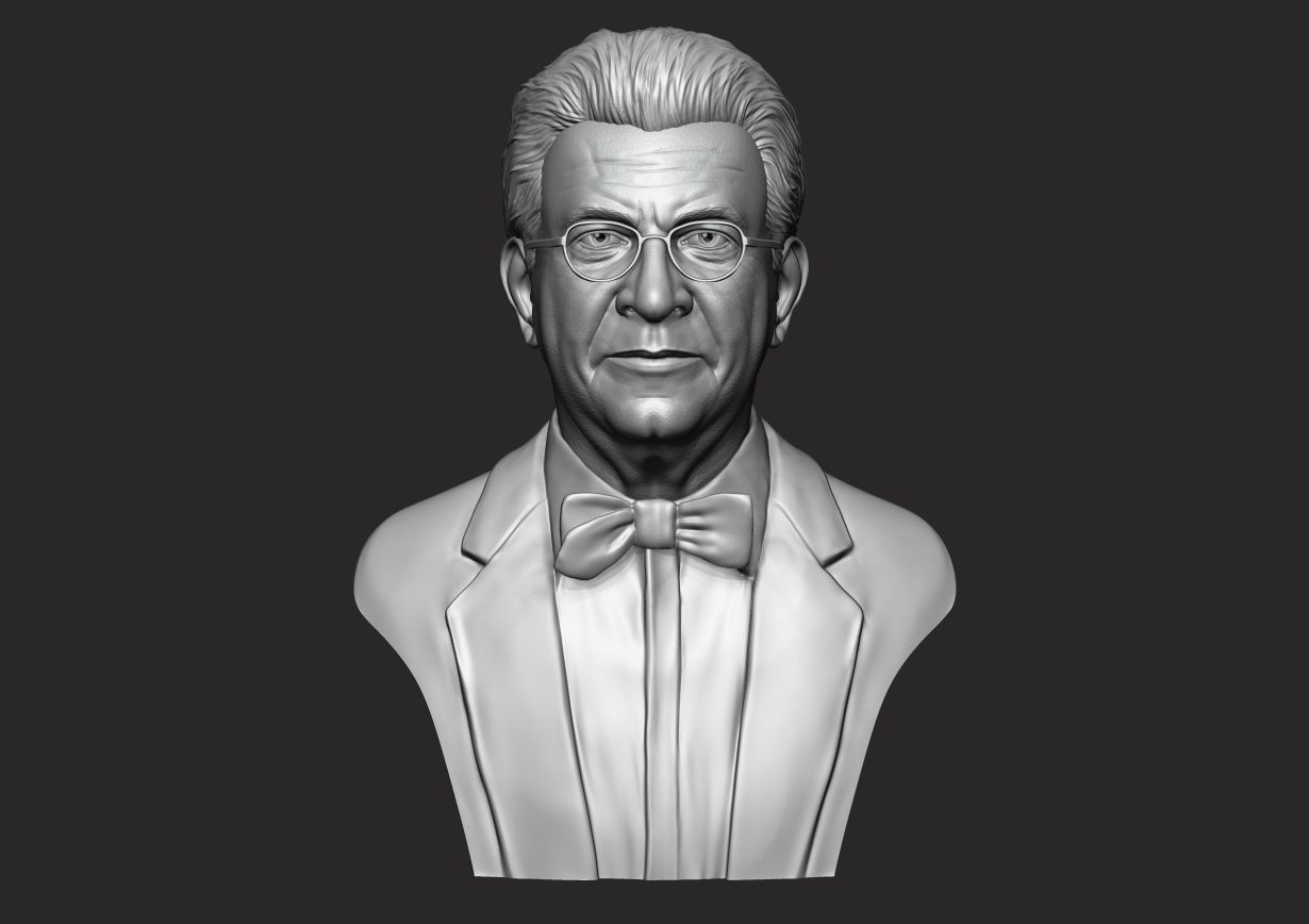 Jacques Lacan Bust 3D print model_14