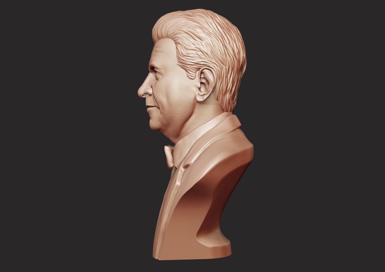 Jacques Lacan Bust 3D print model_23