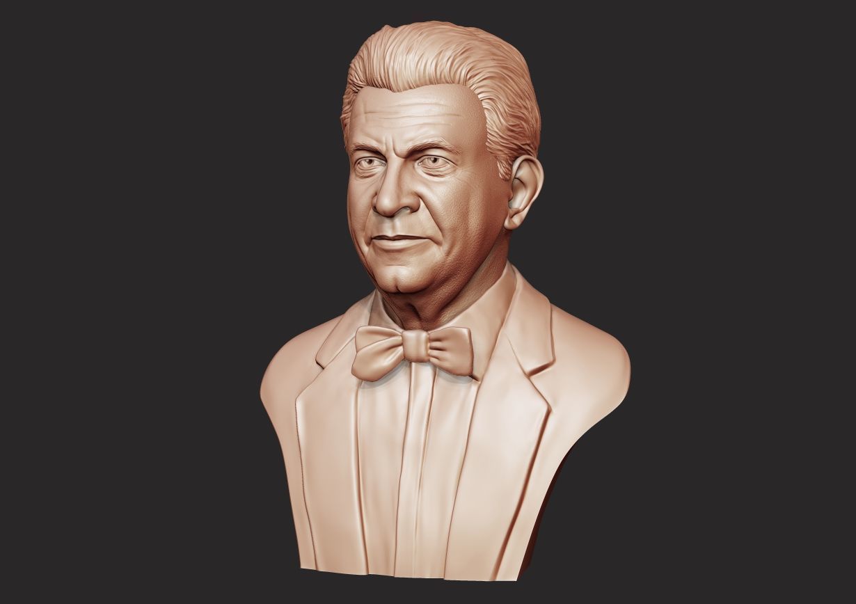 Jacques Lacan Bust 3D print model_21