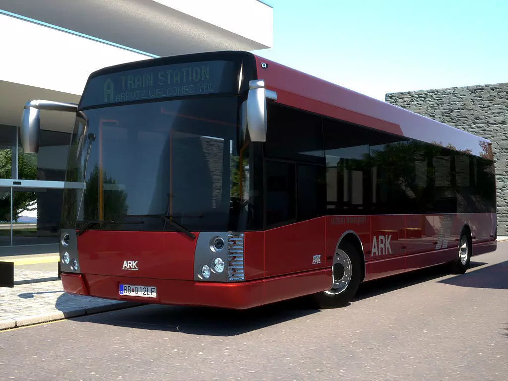 ARK bus 12 City Liner 3D model_0