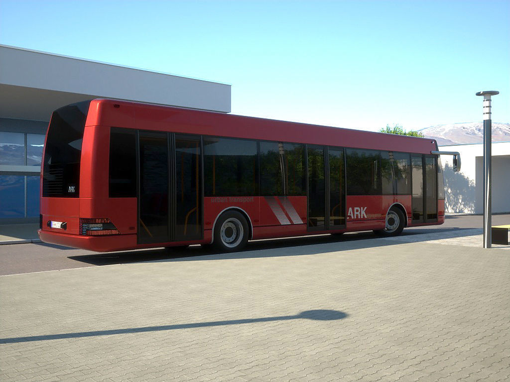 ARK bus 12 City Liner 3D model_1