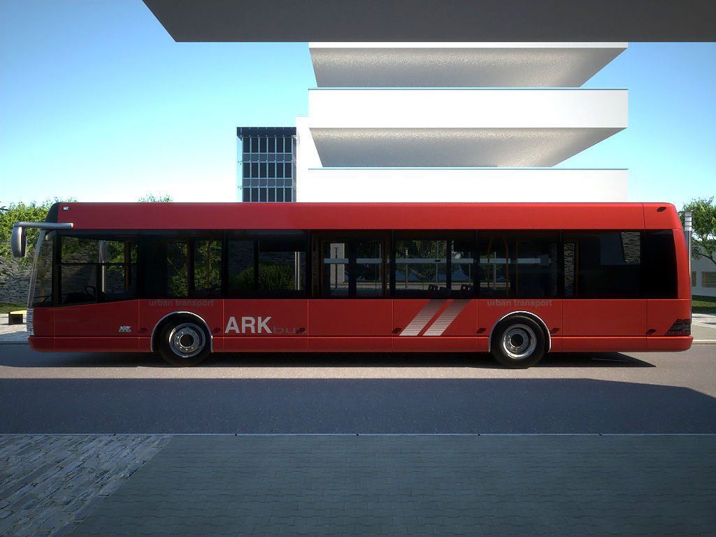 ARK bus 12 City Liner 3D model_3