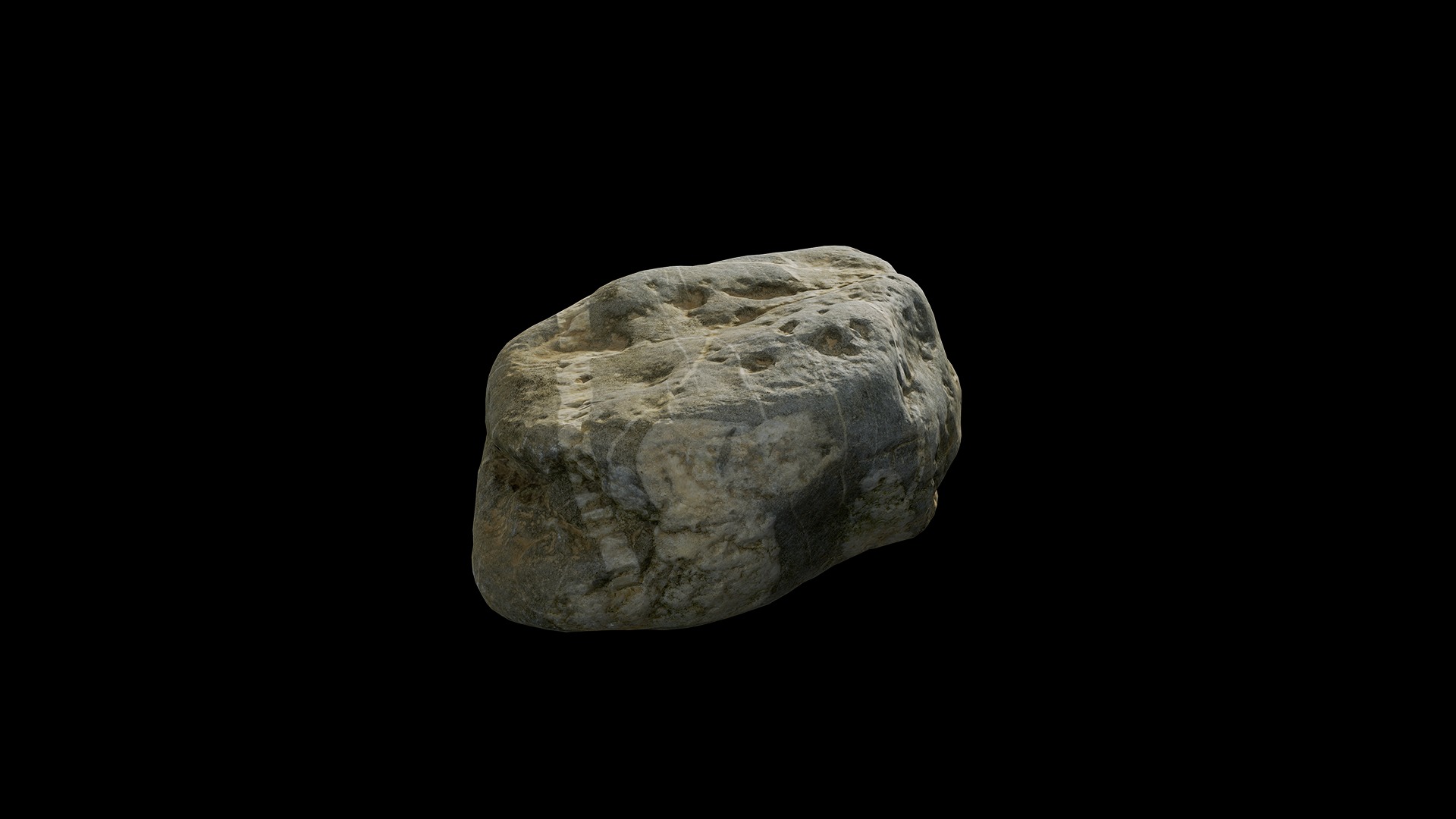 Anydrafts Stone 10 Low-poly 3D model_3