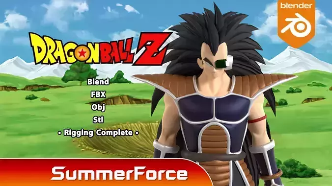 Raditz - Dragonball 3D model