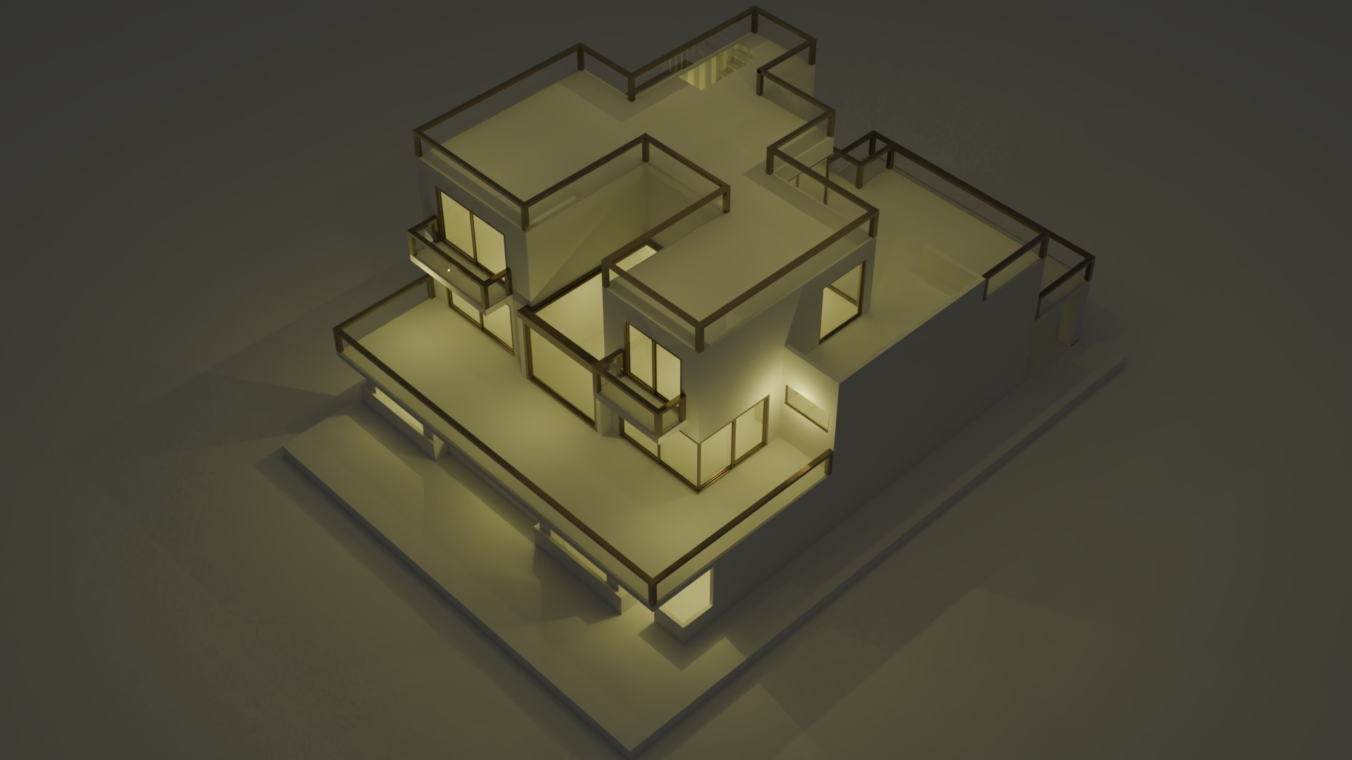 3D Architect Design Low-poly 3D model_6