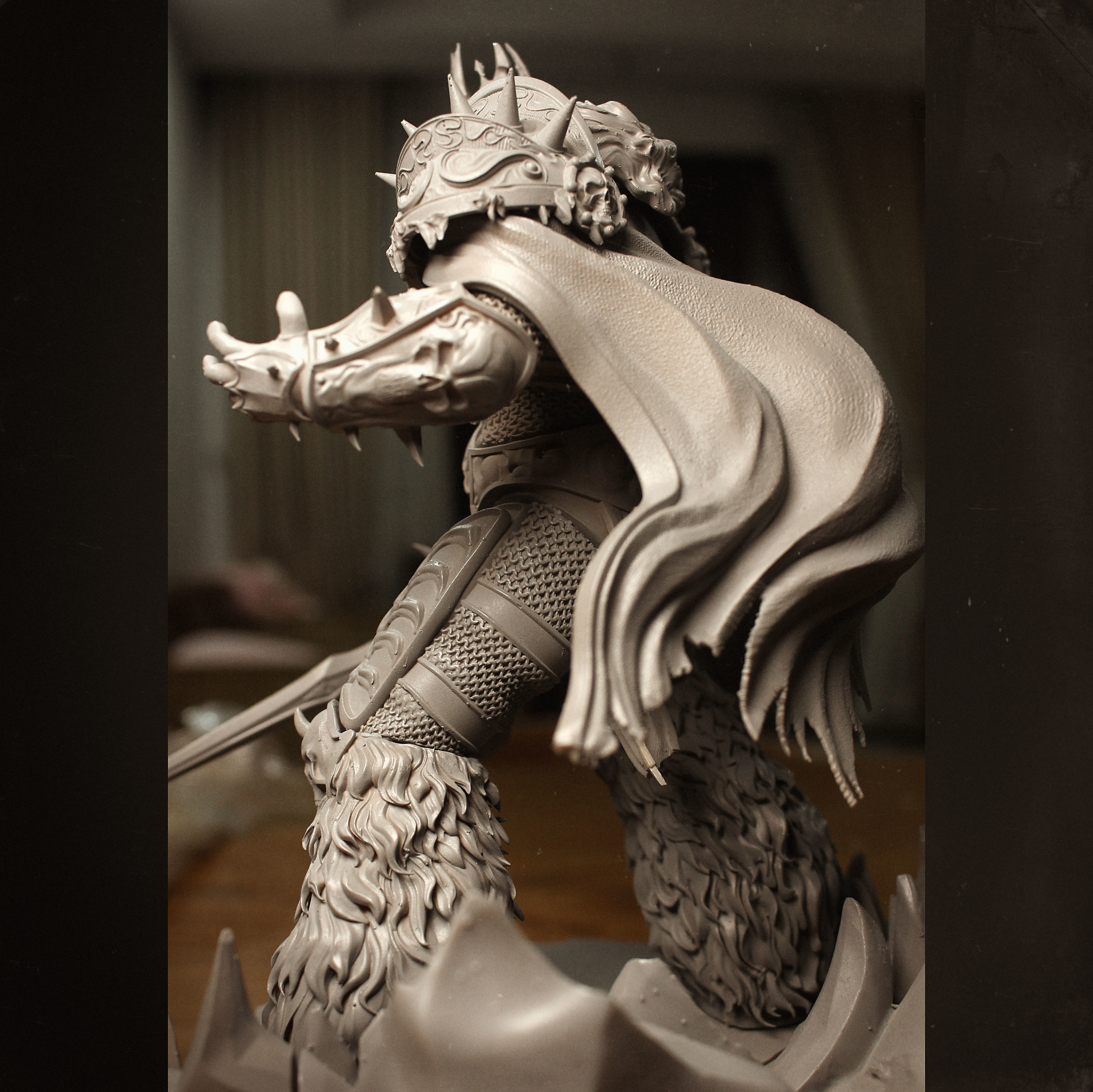 Arthas Lich King from Warcarft printable 3D print model_10