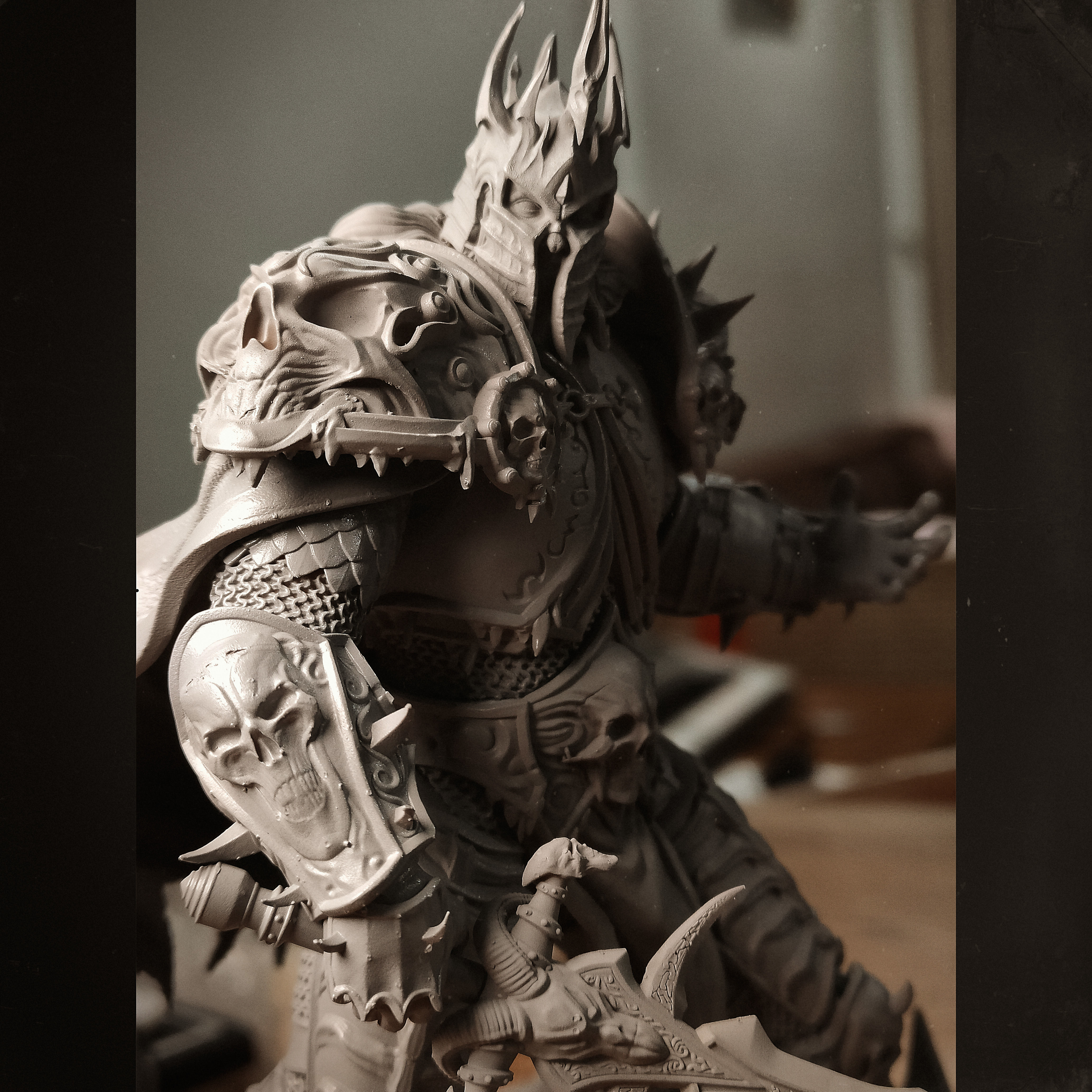 Arthas Lich King from Warcarft printable 3D print model_9