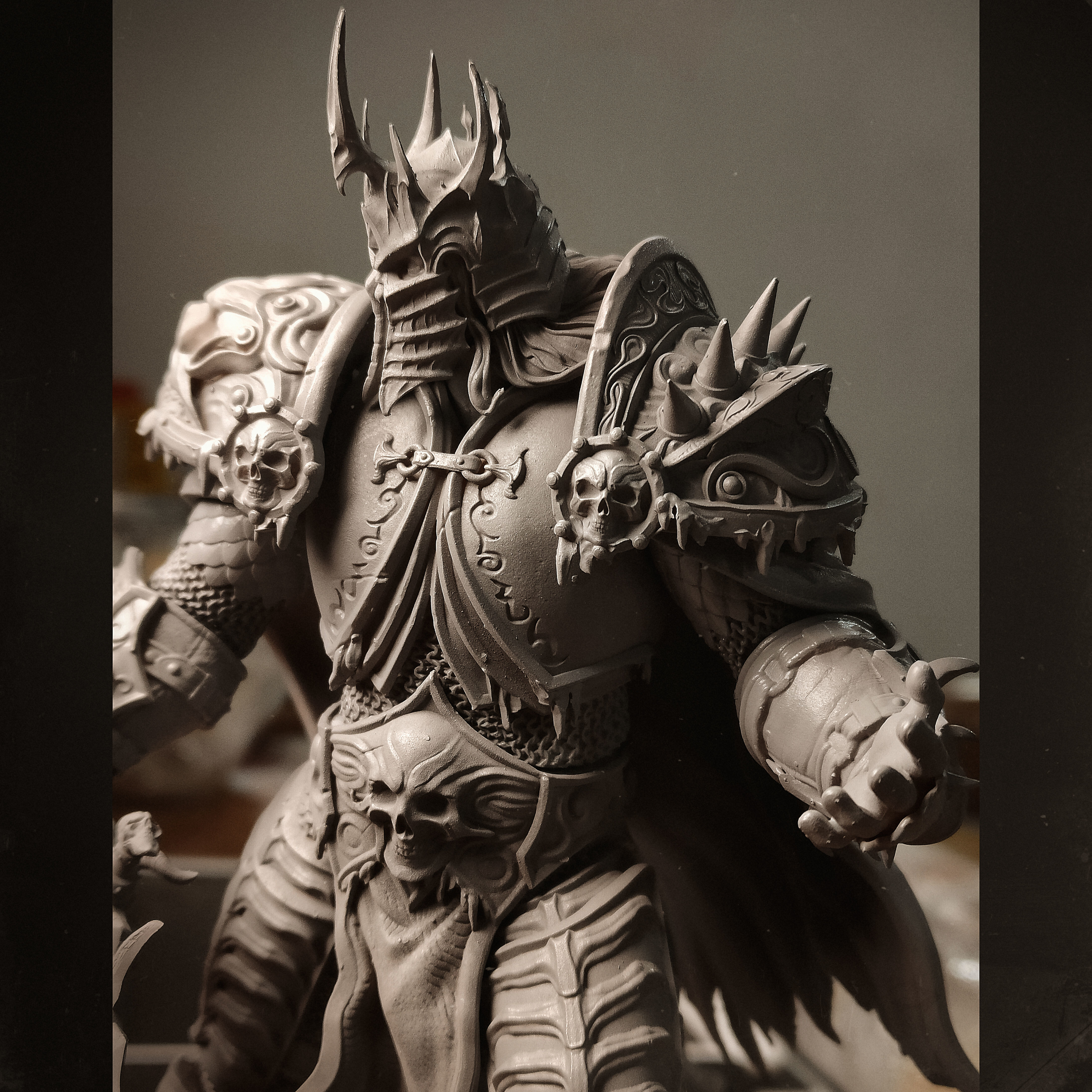 Arthas Lich King from Warcarft printable 3D print model_7
