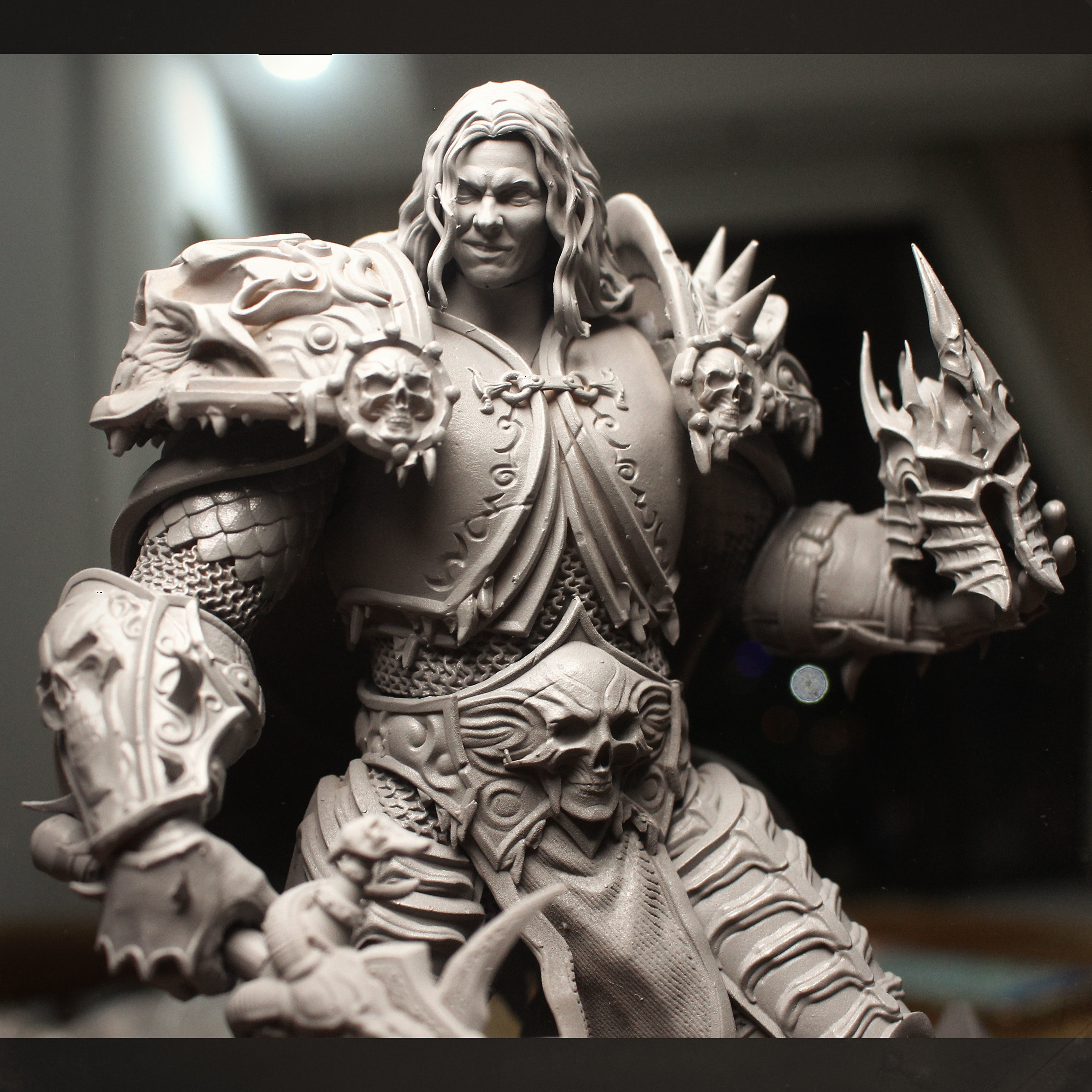 Arthas Lich King from Warcarft printable 3D print model_2
