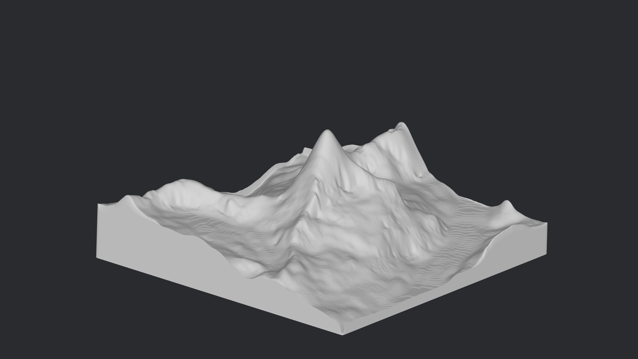 Iconic Mountains Pack I 3D print model_5