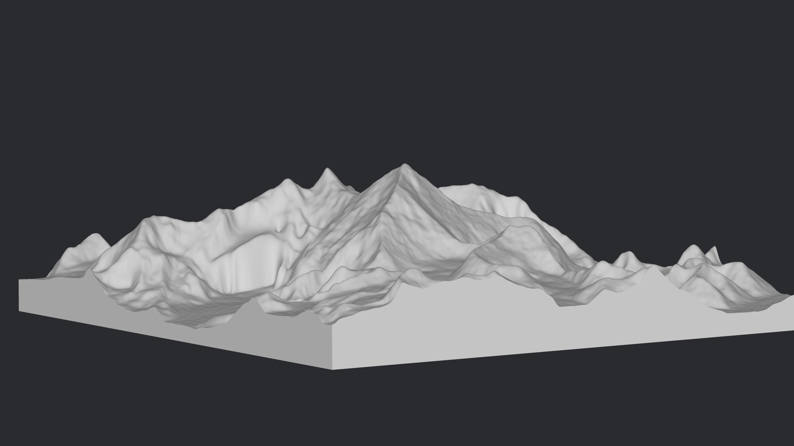 Iconic Mountains Pack I 3D print model_3