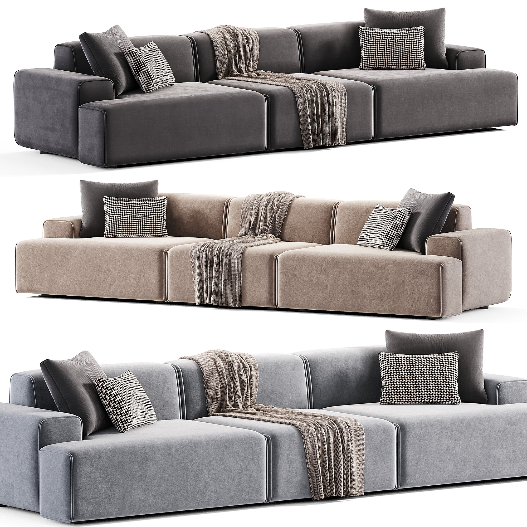  Reni Sofa By Luzaro 01 Low-poly 3D model_2