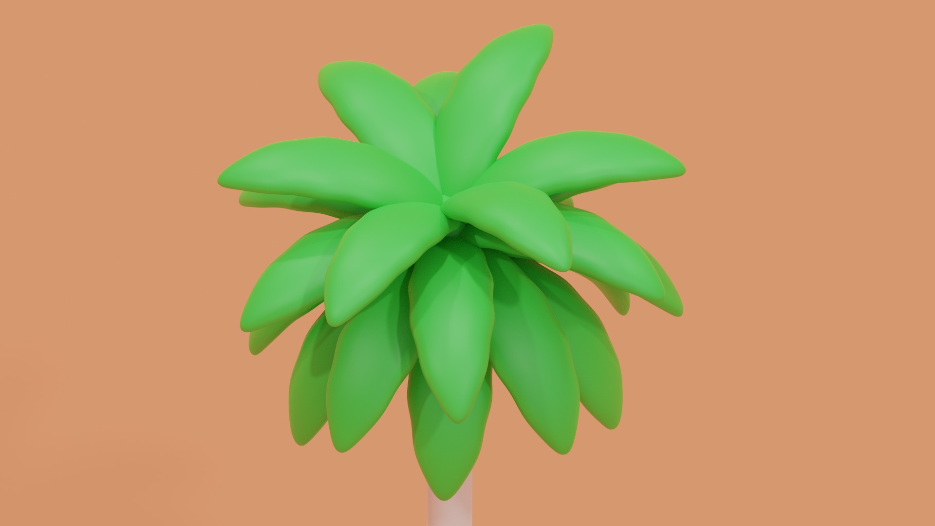 Cartoon Palm Tree 3D model_5