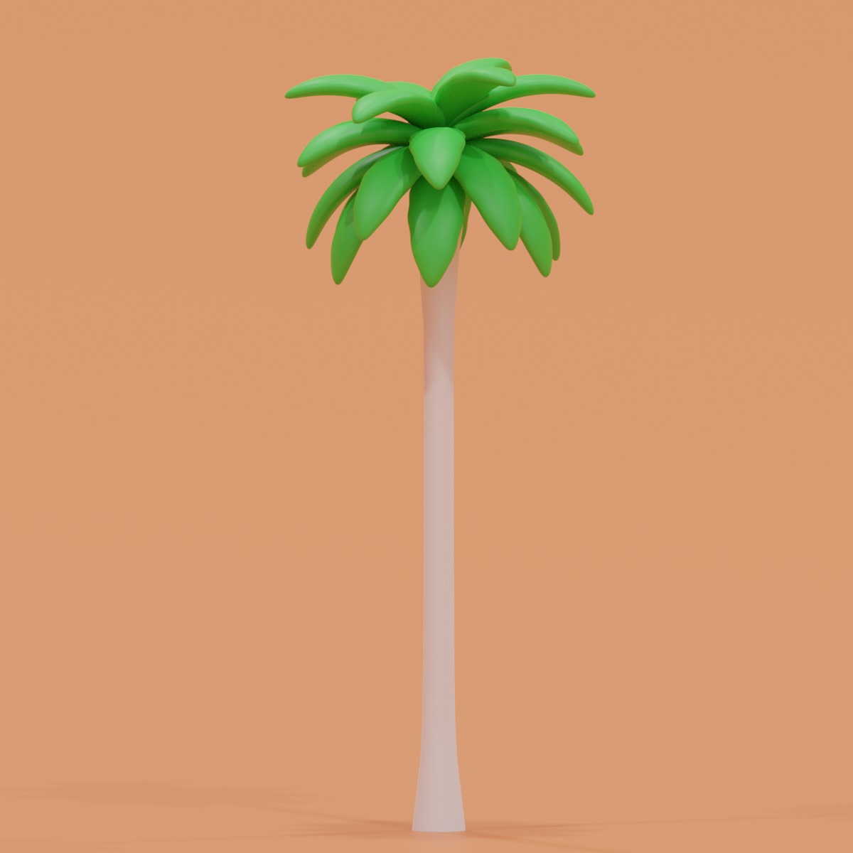 Cartoon Palm Tree 3D model_6