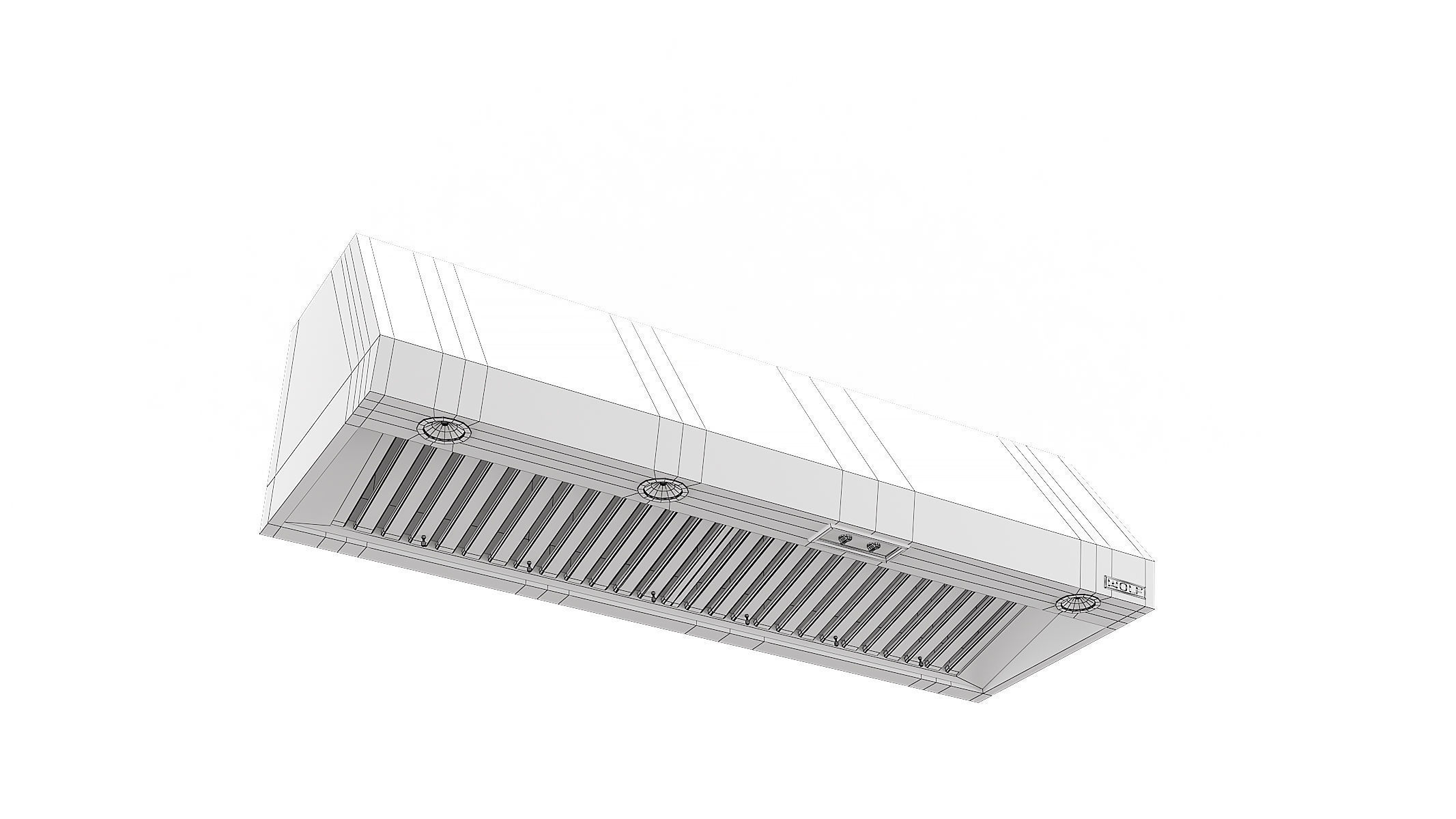 Wolf Wall Mount Canopy Range Hood PW662418 3D model_2