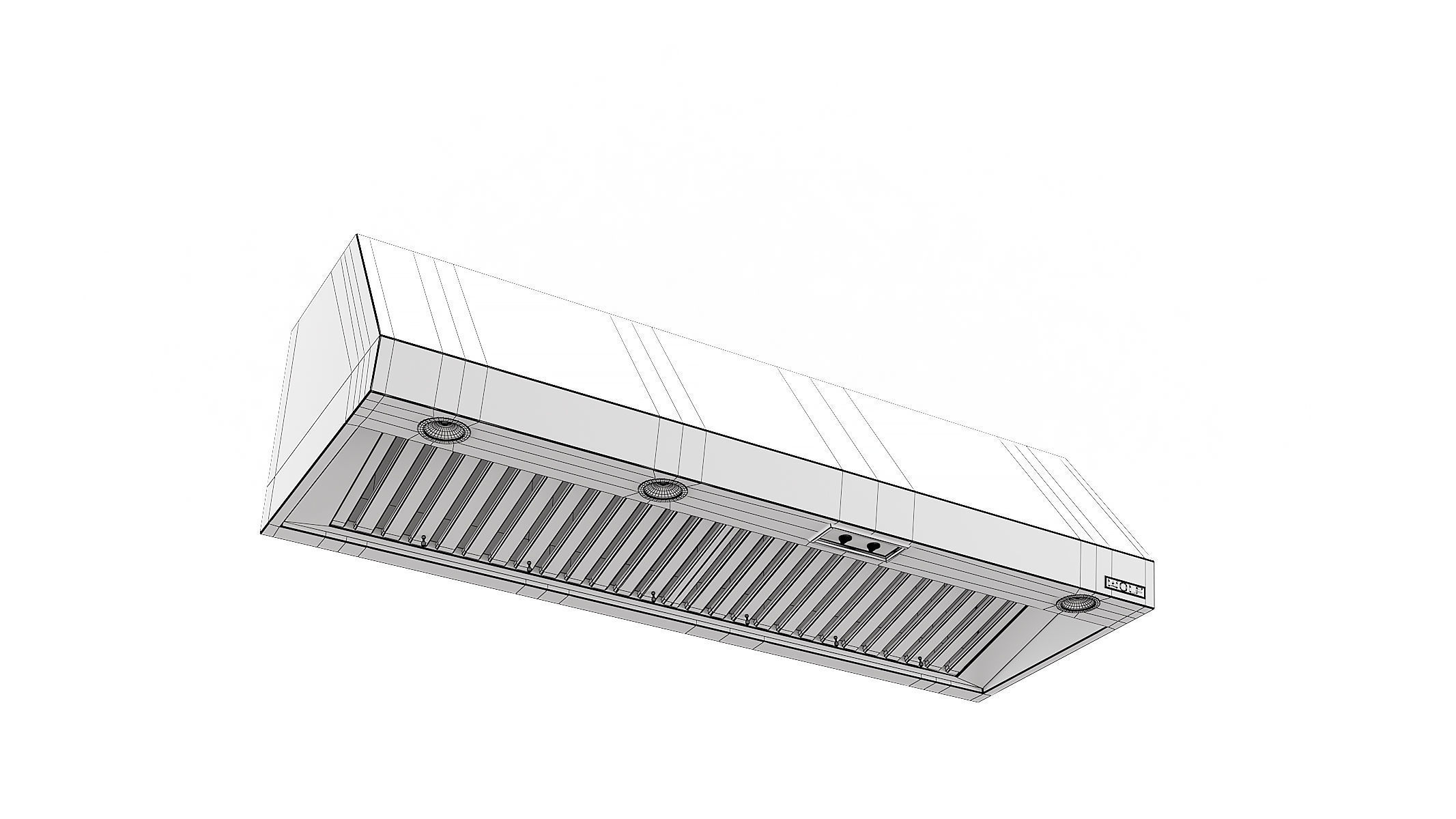 Wolf Wall Mount Canopy Range Hood PW662418 3D model_3