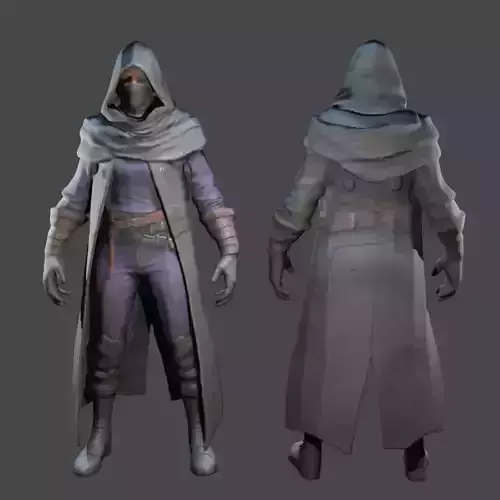Assassin 3D model 3D model