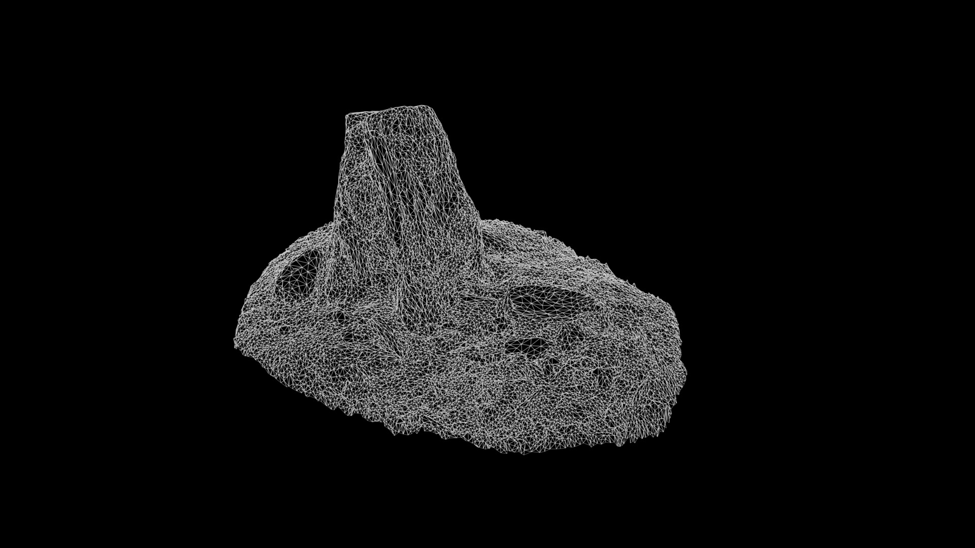 Anydrafts Stump 46 Low-poly 3D model_3