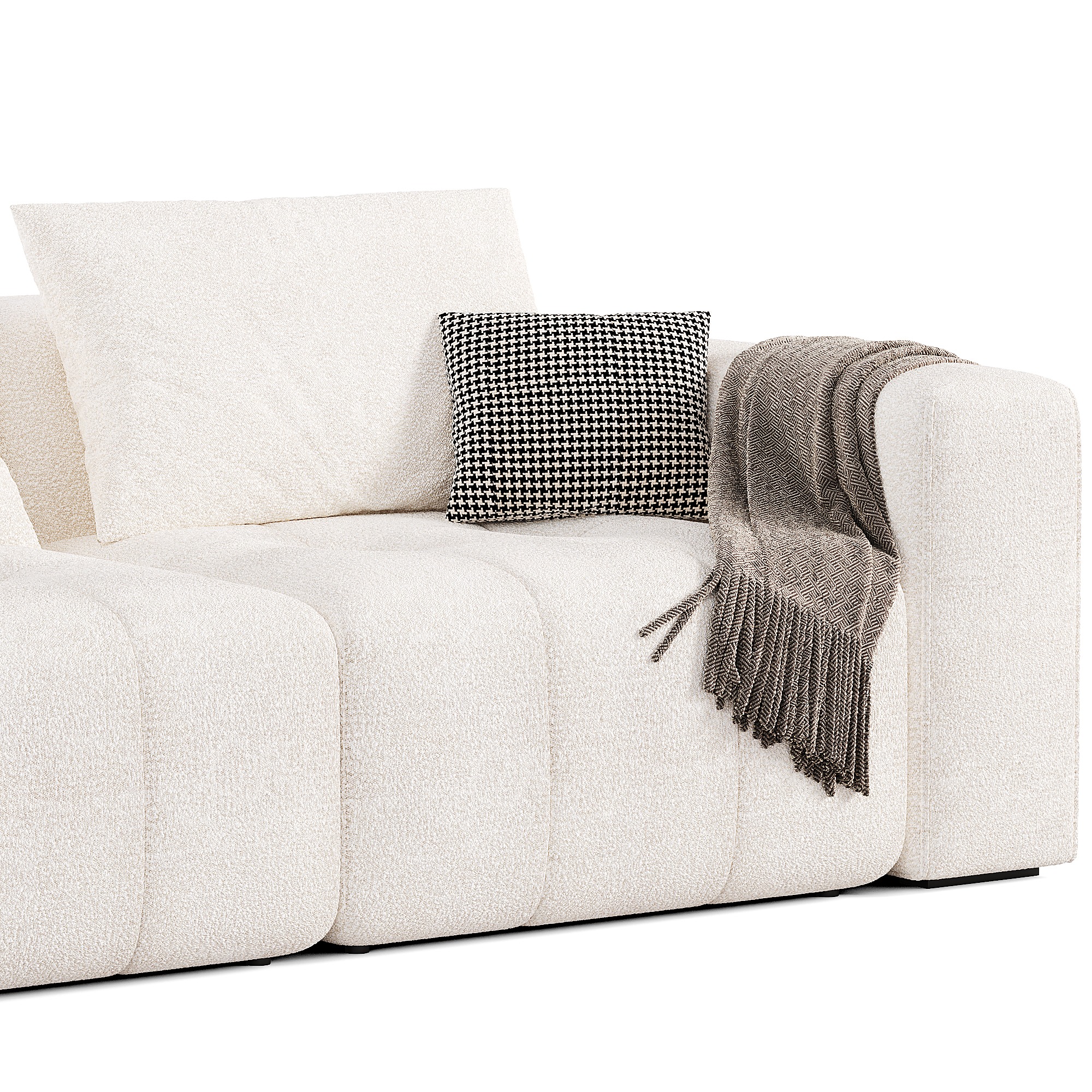 Moven scratch resistant electric sofa Low-poly 3D model_3