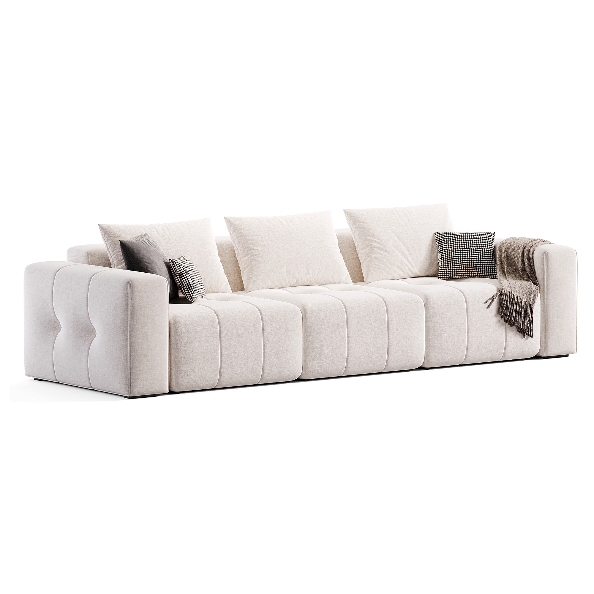 Moven scratch resistant electric sofa Low-poly 3D model_1