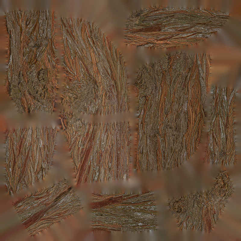 Anydrafts Taxodium ascendens Burl 04 Low-poly 3D model_1