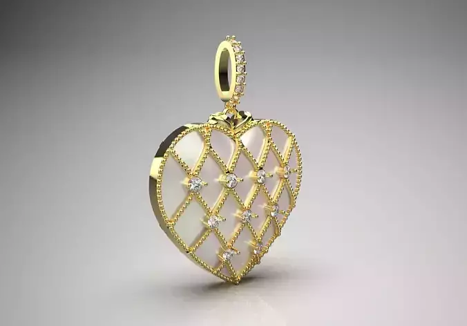 heart jewelry pendant jp0236