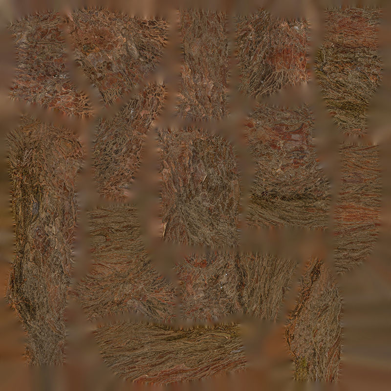 Anydrafts Taxodium ascendens Burl 06 Low-poly 3D model_1