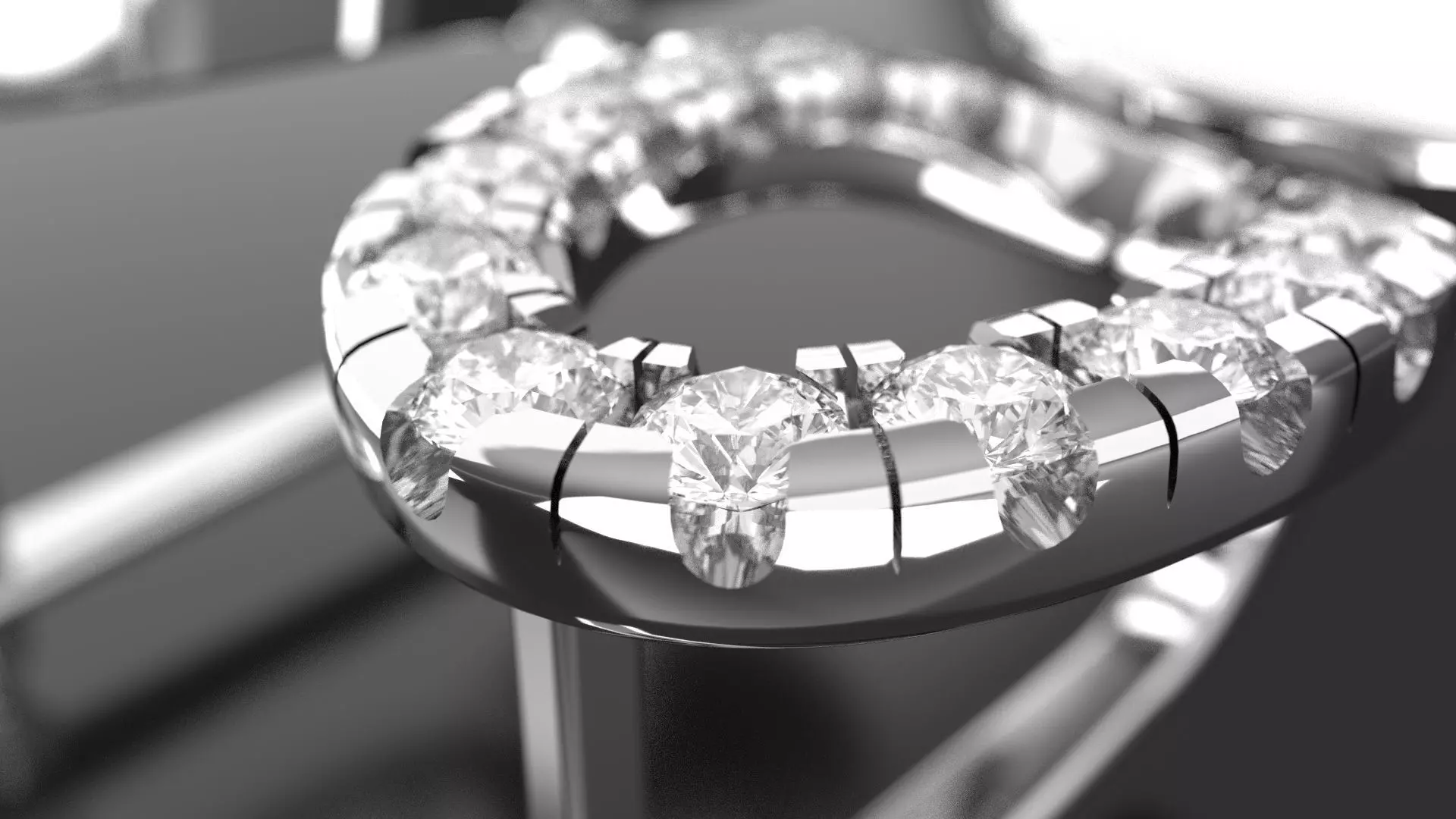 Pearl Earrings 3D print model_2