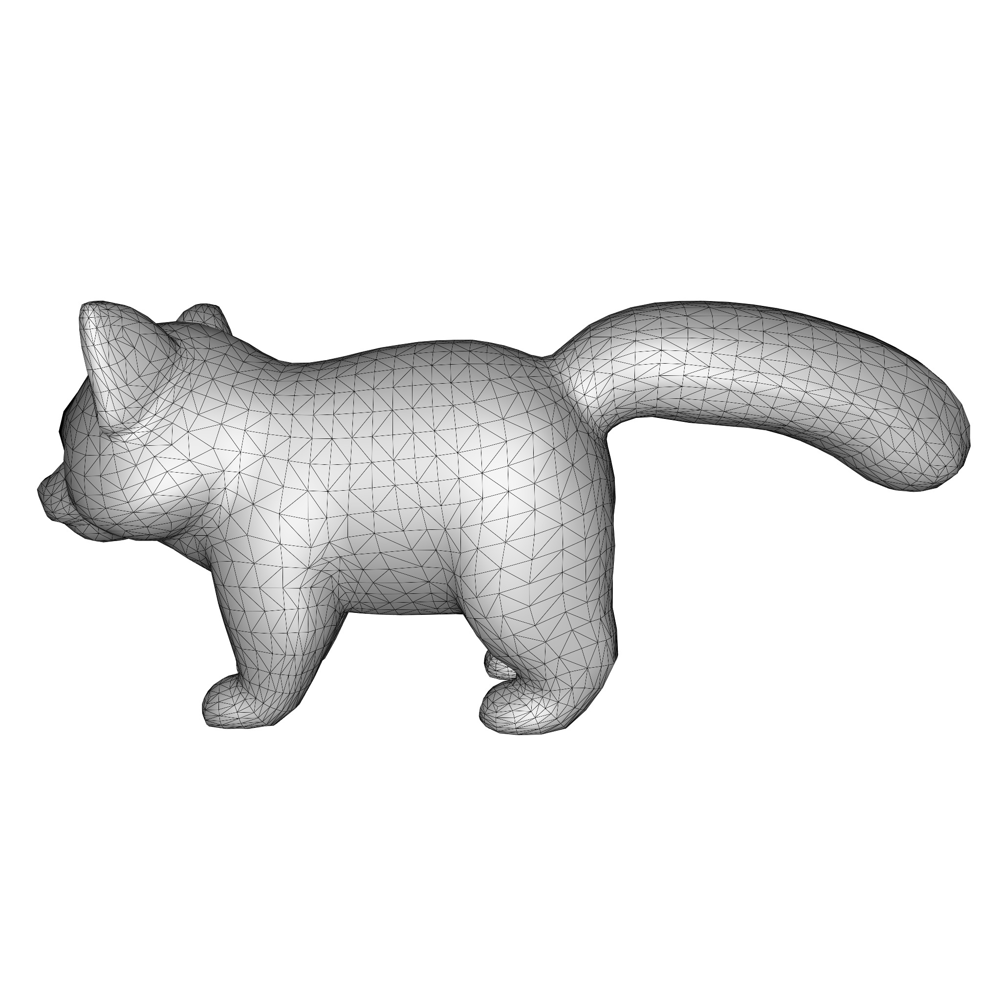 Playful Red Panda 3D model_9