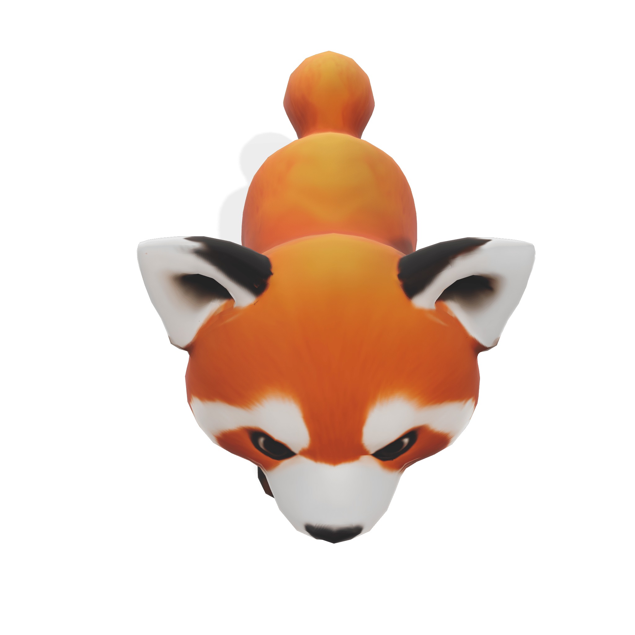 Playful Red Panda 3D model_6