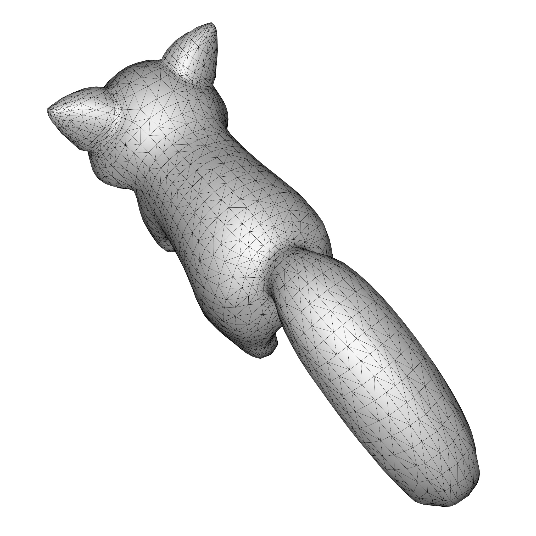 Playful Red Panda 3D model_10