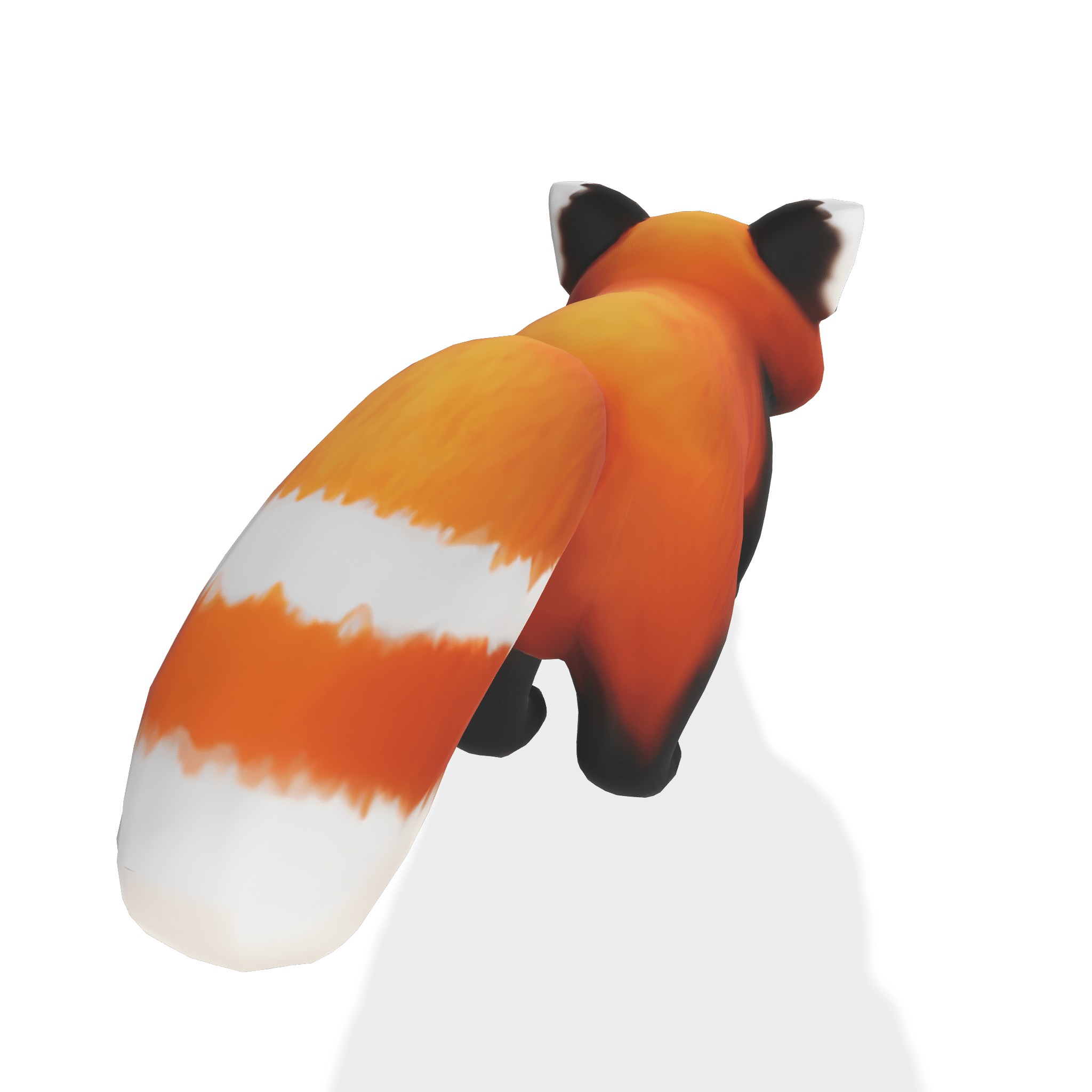 Playful Red Panda 3D model_3