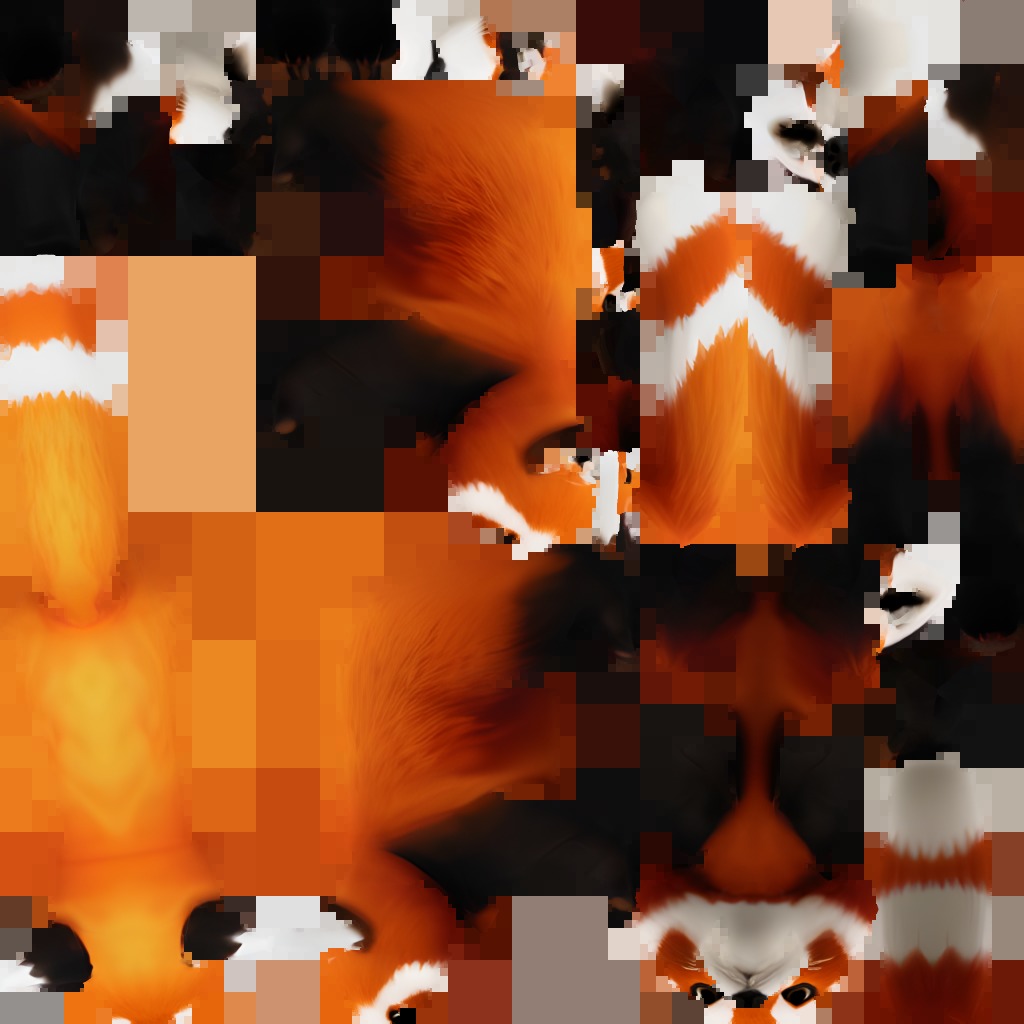 Playful Red Panda 3D model_11