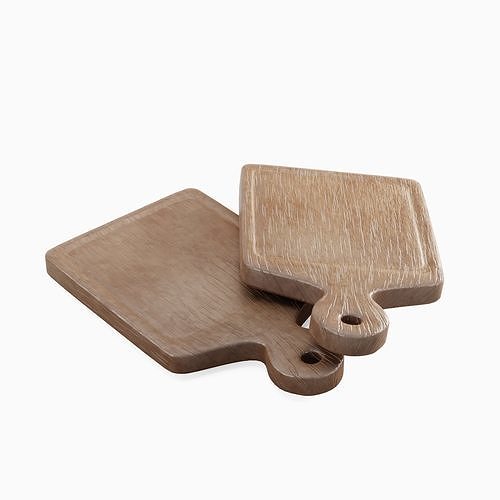 Cutting Board 06 Low-poly 3D model 4