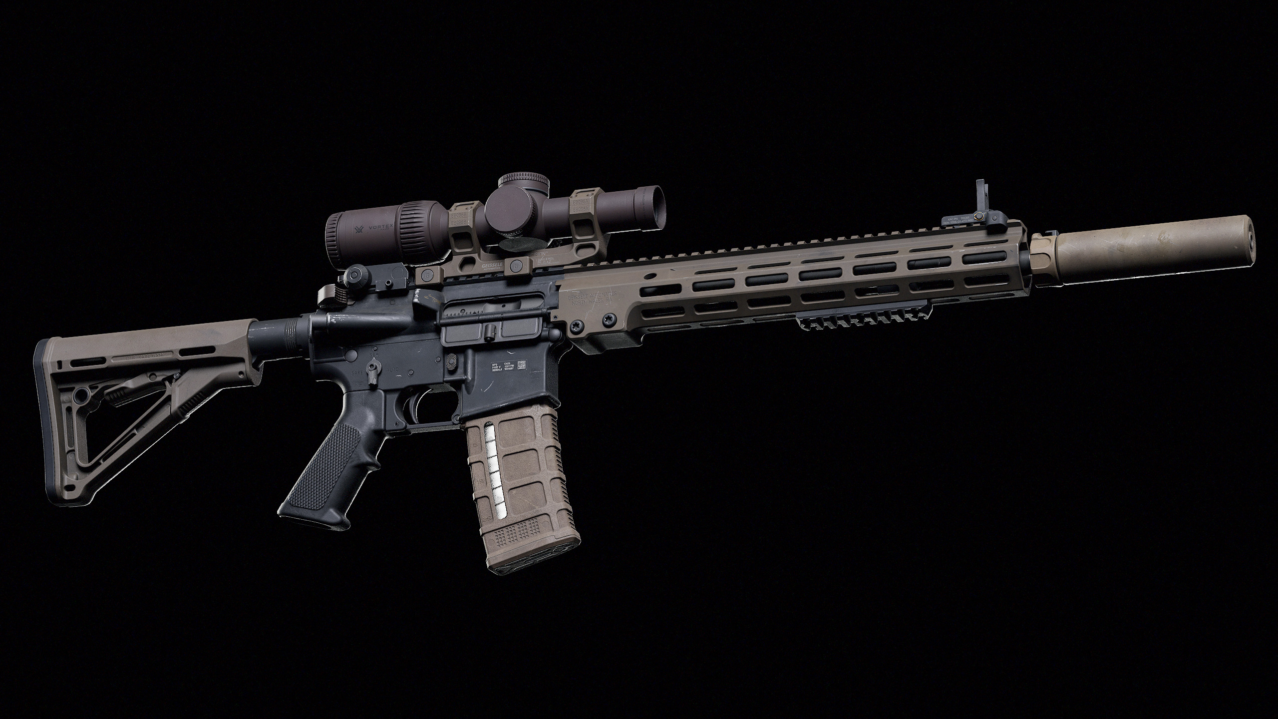 M4 URGI Low-poly 3D model_8