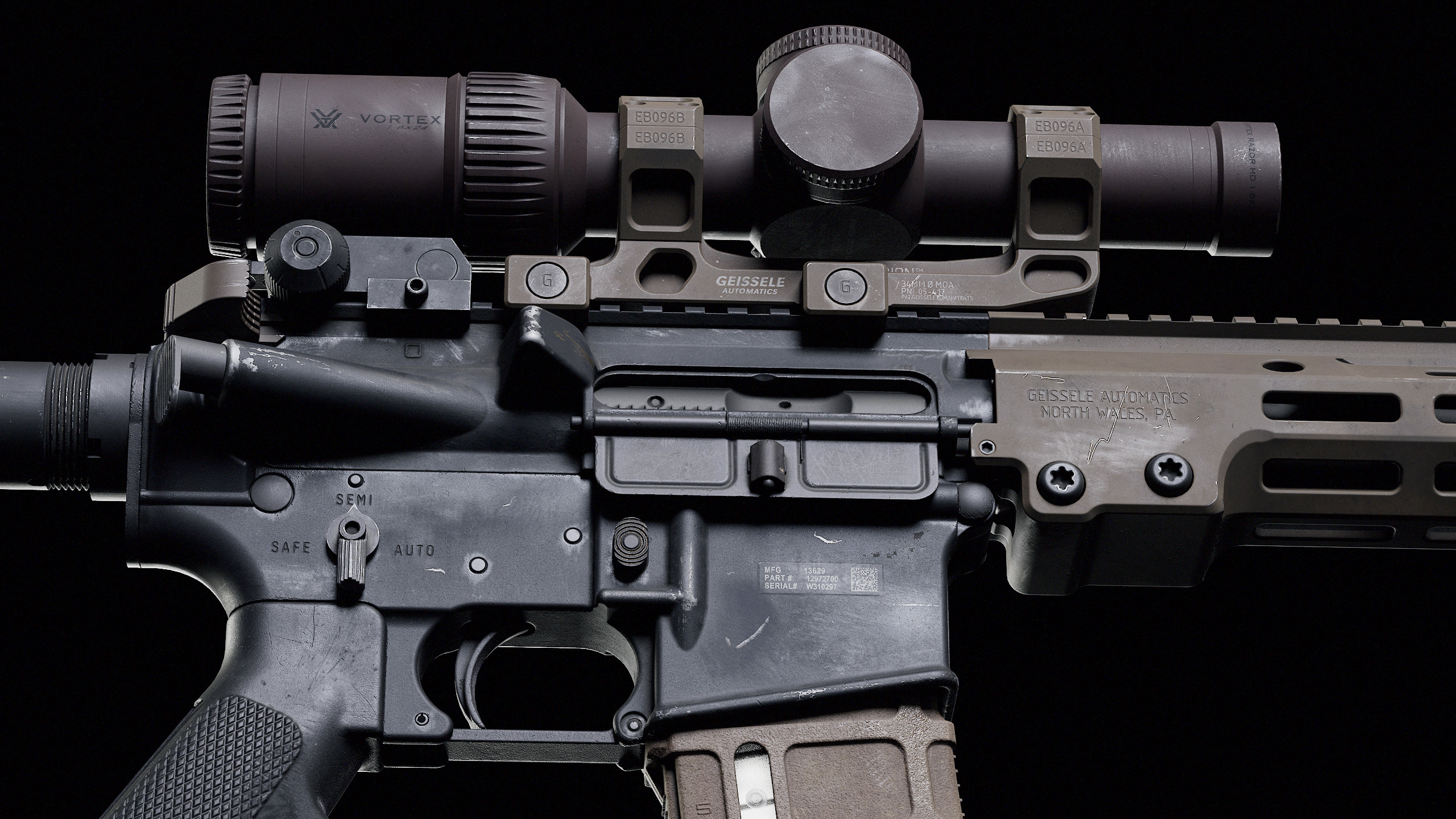 M4 URGI Low-poly 3D model_12