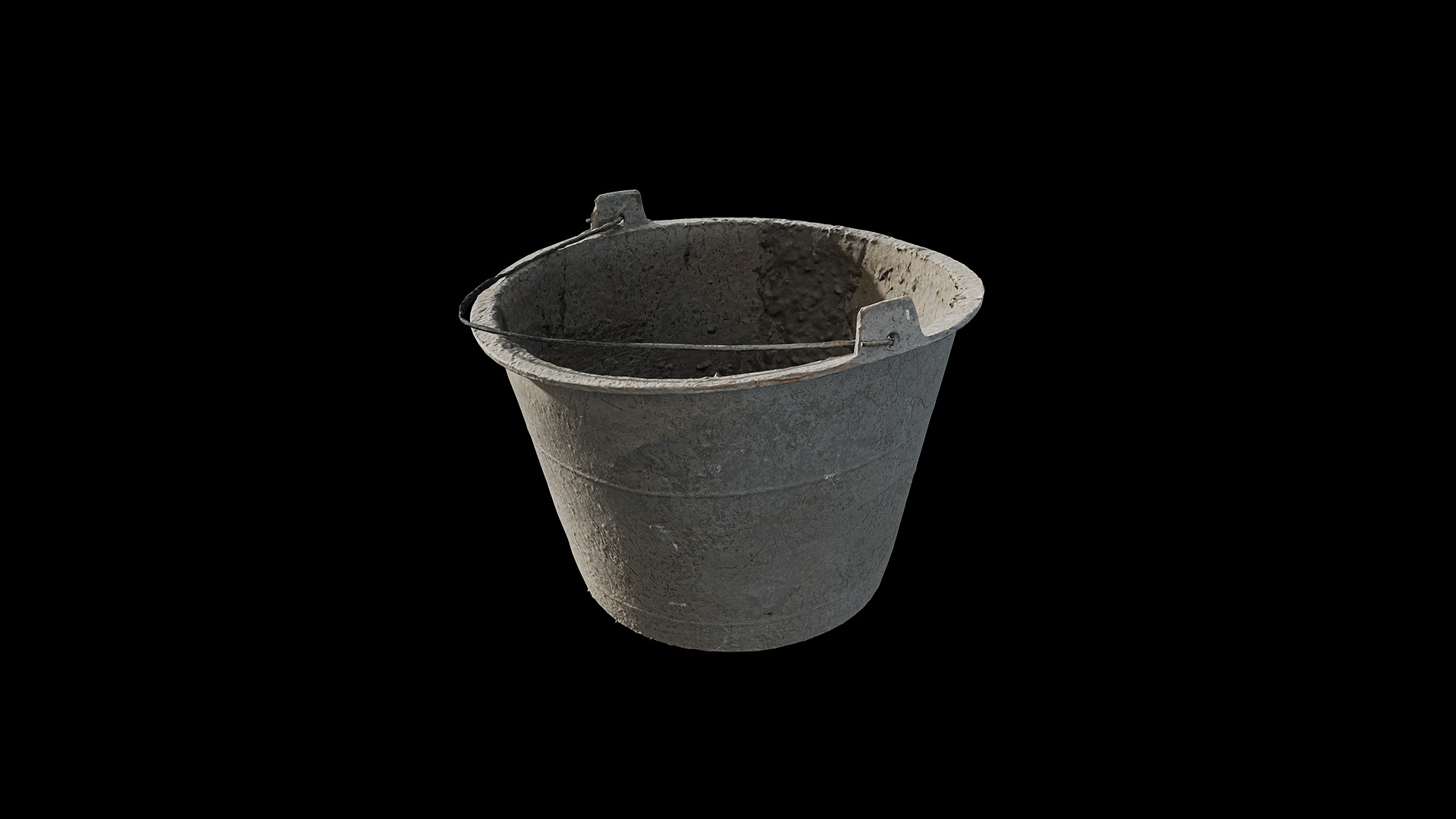 Anydrafts Barrel of cement 01 Low-poly 3D model_6