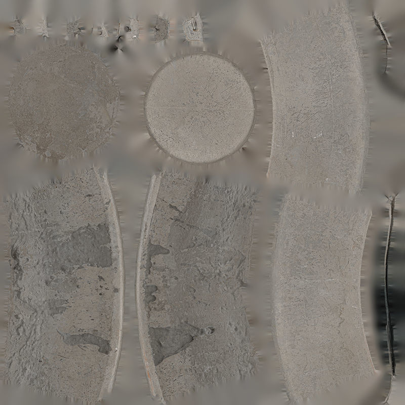 Anydrafts Barrel of cement 01 Low-poly 3D model_8