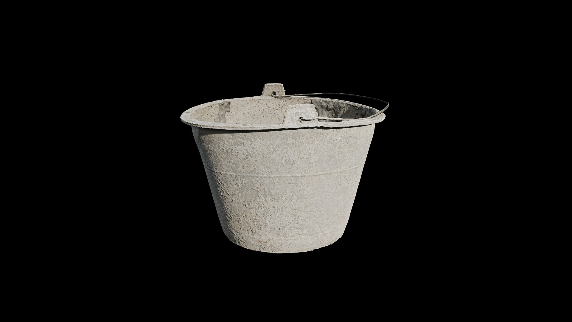 Anydrafts Barrel of cement 01 Low-poly 3D model_3