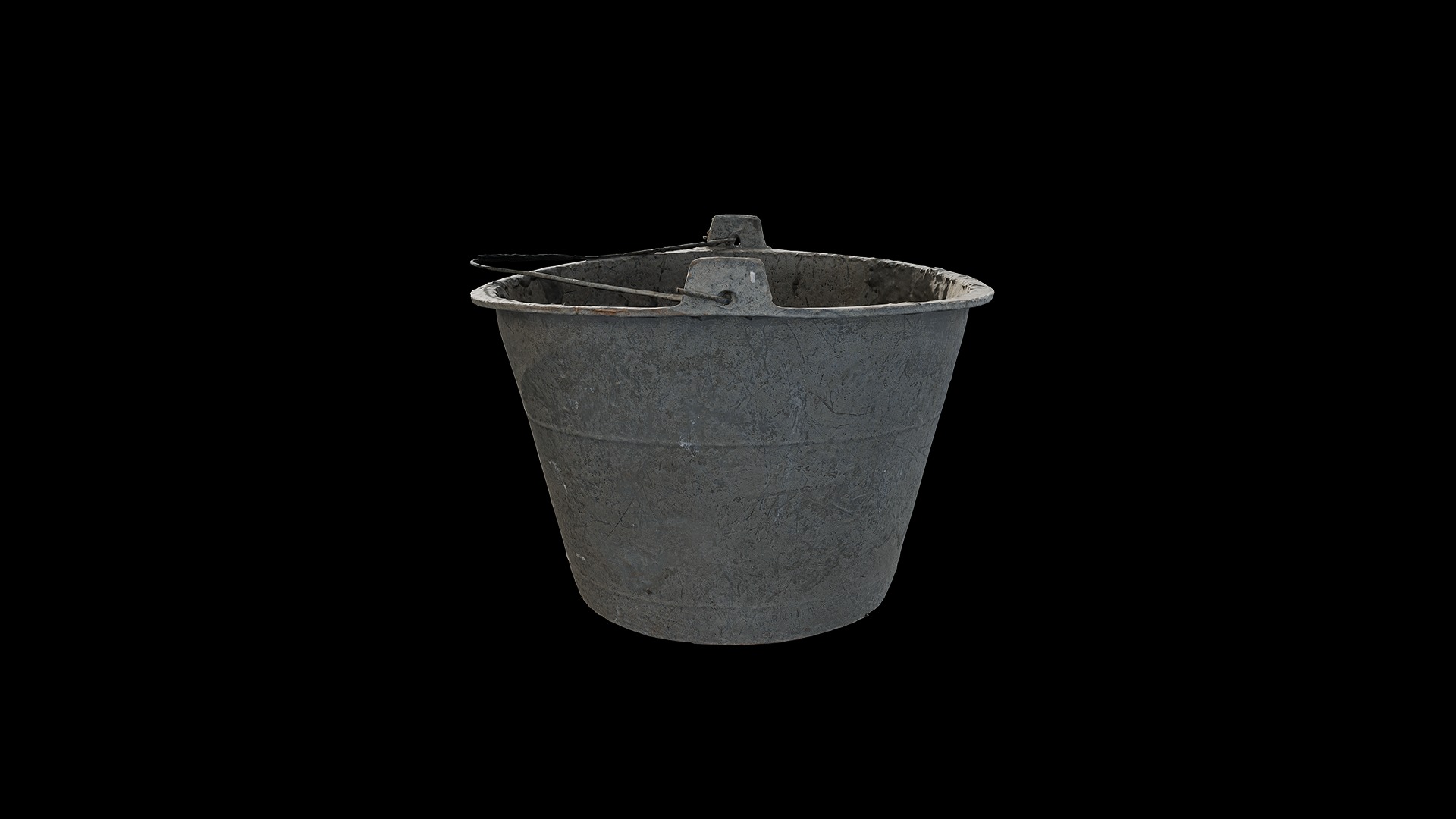 Anydrafts Barrel of cement 01 Low-poly 3D model_4