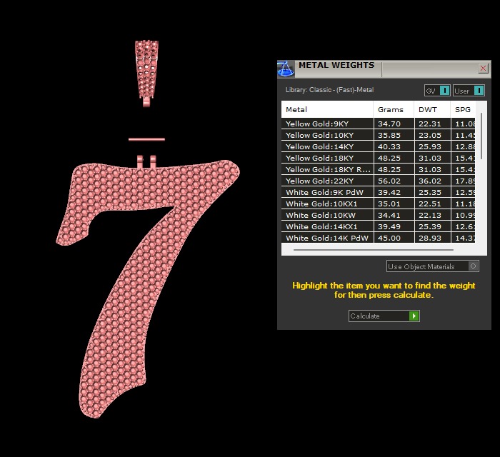 Model 1173 7 Diamond Name Plate Iced Out Honeycomb 3D print model_10