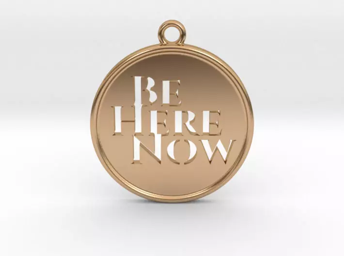 Be Here Now Pendant 3D print model
