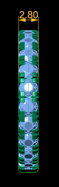 Model 1175 Eternity Diamond Ring Band US Size 3D print model_20