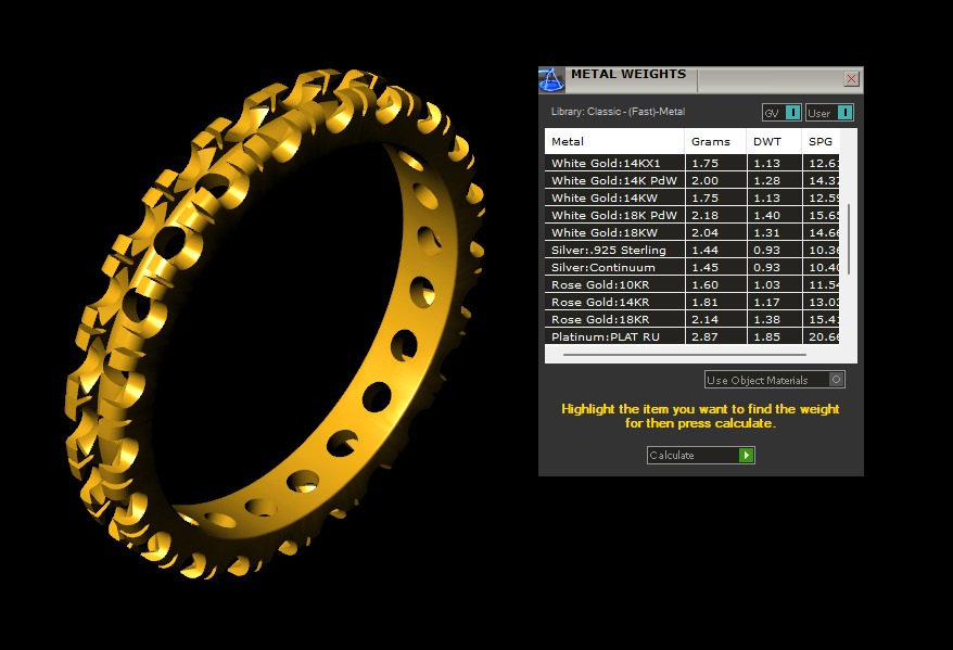 Model 1175 Eternity Diamond Ring Band US Size 3D print model_18