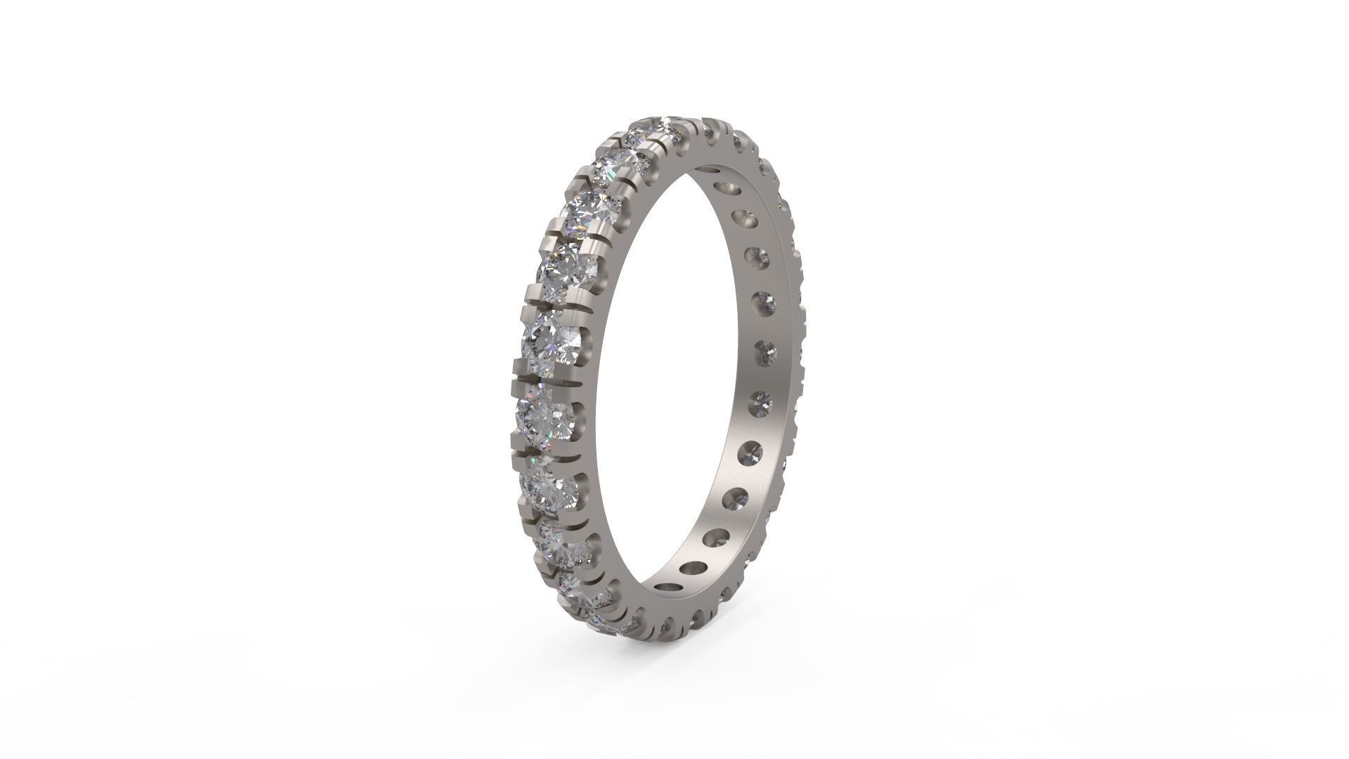 Model 1181 Eternity Diamond Ring Band US Size 3D print model_15