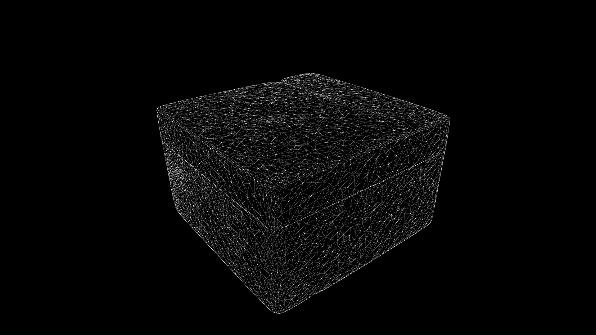 Anydrafts Foam box 02 Low-poly 3D model_2